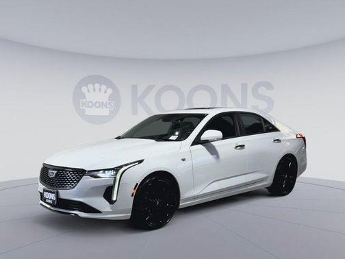 Summit White 2023 Cadillac CT4 Luxury