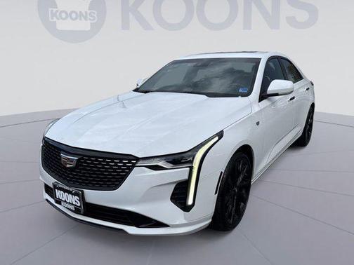 Summit White 2023 Cadillac CT4 Luxury
