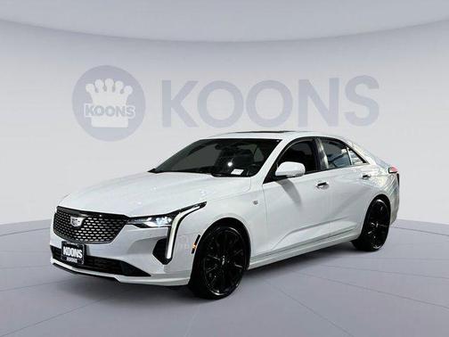 Summit White 2023 Cadillac CT4 Luxury