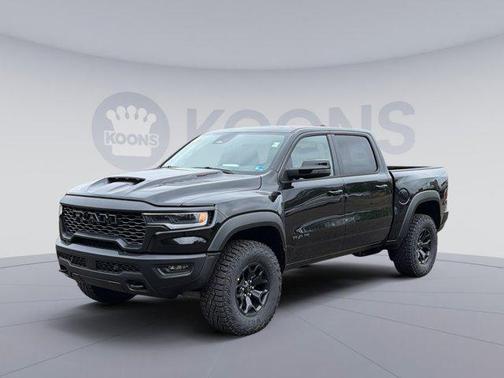 Diamond Black Crystal Pearlcoat 2026 RAM 1500 RHO Crew Cab 4x4 5'7' Box