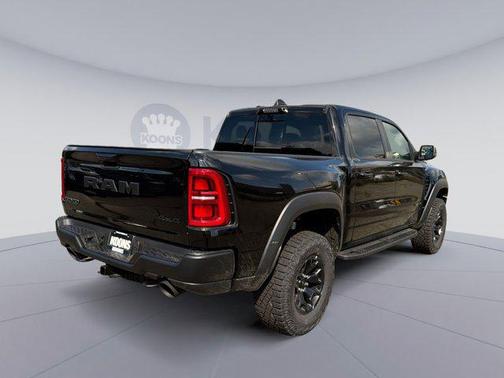 Diamond Black Crystal Pearlcoat 2026 RAM 1500 RHO Crew Cab 4x4 5'7' Box