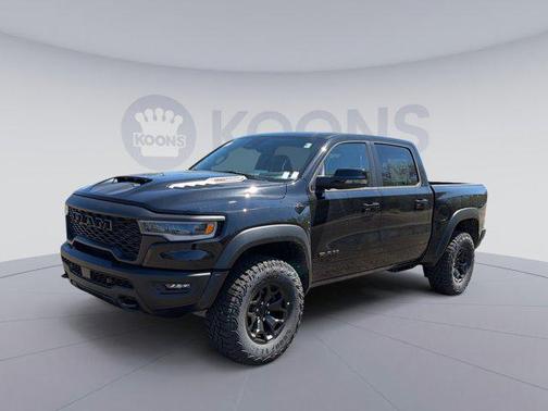 Diamond Black Crystal Pearlcoat 2026 RAM 1500 RHO Crew Cab 4x4 5'7' Box