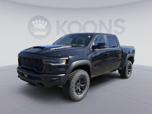 Diamond Black Crystal Pearlcoat 2026 RAM 1500 RHO Crew Cab 4x4 5'7' Box