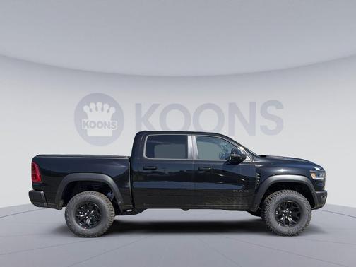 Diamond Black Crystal Pearlcoat 2026 RAM 1500 RHO Crew Cab 4x4 5'7' Box