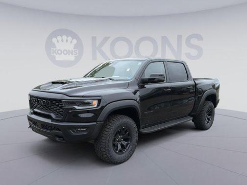 Diamond Black Crystal Pearlcoat 2026 RAM 1500 RHO Crew Cab 4x4 5'7' Box