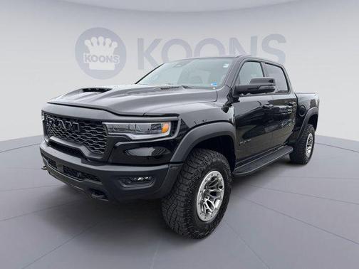 Diamond Black Crystal Pearlcoat 2026 RAM 1500 RHO Crew Cab 4x4 5'7' Box