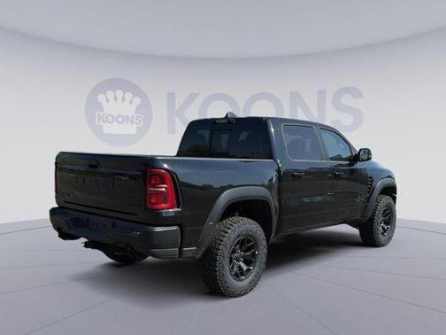 Diamond Black Crystal Pearlcoat 2026 RAM 1500 RHO Crew Cab 4x4 5'7' Box