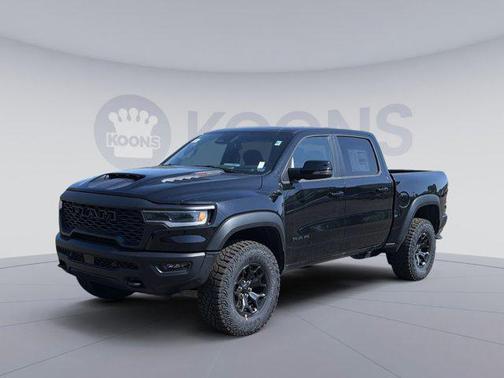 Diamond Black Crystal Pearlcoat 2026 RAM 1500 RHO Crew Cab 4x4 5'7' Box