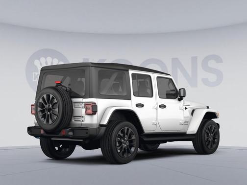 Bright White Clearcoat 2023 Jeep Wrangler 4xe Sahara
