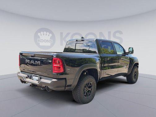 Diamond Black Crystal Pearlcoat 2026 RAM 1500 RHO Crew Cab 4x4 5'7' Box