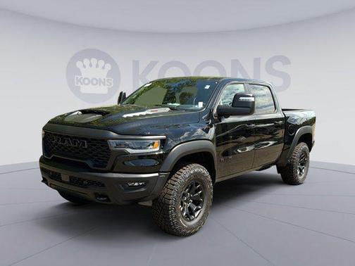 Diamond Black Crystal Pearlcoat 2026 RAM 1500 RHO Crew Cab 4x4 5'7' Box