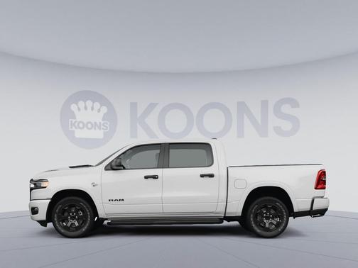 Bright White Clearcoat 2026 RAM 1500 RHO Crew Cab 4x4 5'7' Box