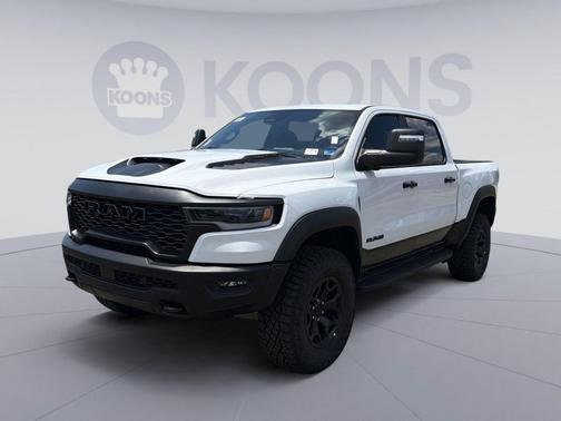 Bright White Clearcoat 2026 RAM 1500 RHO Crew Cab 4x4 5'7' Box