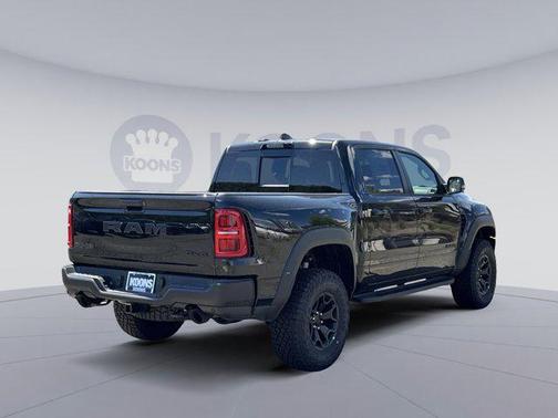Diamond Black Crystal Pearlcoat 2026 RAM 1500 RHO Crew Cab 4x4 5'7' Box