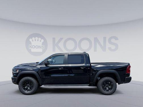 Diamond Black Crystal Pearlcoat 2026 RAM 1500 RHO Crew Cab 4x4 5'7' Box
