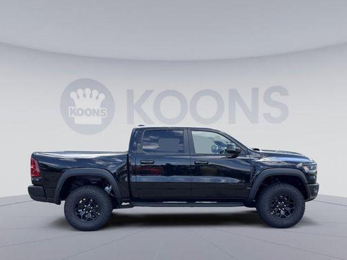 Diamond Black Crystal Pearlcoat 2026 RAM 1500 RHO Crew Cab 4x4 5'7' Box