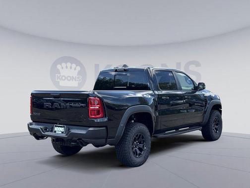 Diamond Black Crystal Pearlcoat 2026 RAM 1500 RHO Crew Cab 4x4 5'7' Box