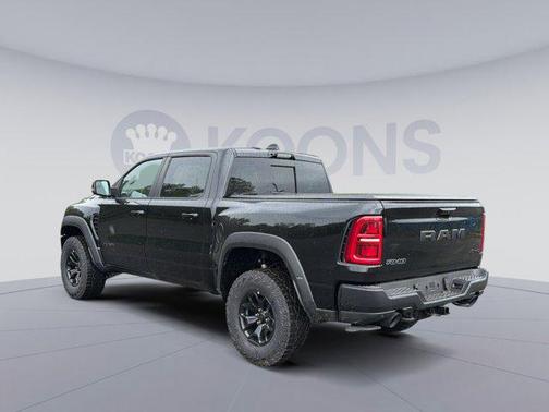 Diamond Black Crystal Pearlcoat 2026 RAM 1500 RHO Crew Cab 4x4 5'7' Box