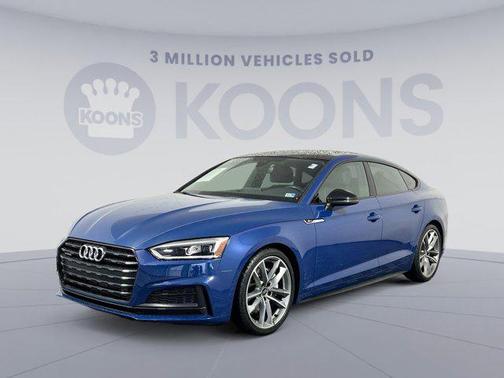 Blue Metallic 2019 Audi A5 45 Premium