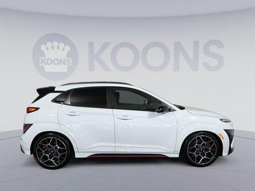 Lunar White 2023 Hyundai Kona N Base