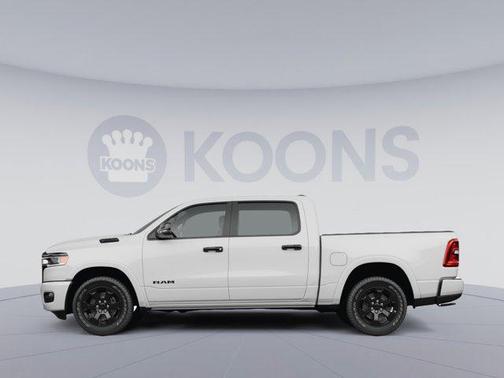 Bright White Clearcoat 2026 RAM 1500 RHO Crew Cab 4x4 5'7' Box
