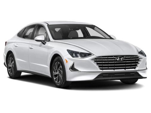 Shimmering Silver 2021 Hyundai SONATA Blue