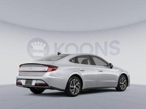 Shimmering Silver 2021 Hyundai SONATA Blue