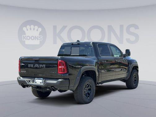 Diamond Black Crystal Pearlcoat 2026 RAM 1500 RHO Crew Cab 4x4 5'7' Box