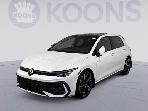 White 2025 Volkswagen Golf GTI 2.0T SE DSG