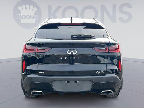 Black Obsidian 2025 INFINITI QX55 LUXE