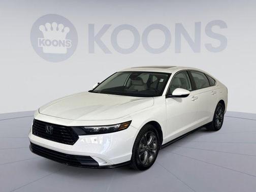 Platinum White Pearl 2023 Honda Accord Hybrid EX-L