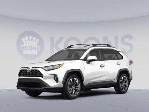 White 2022 Toyota RAV4 Hybrid XLE