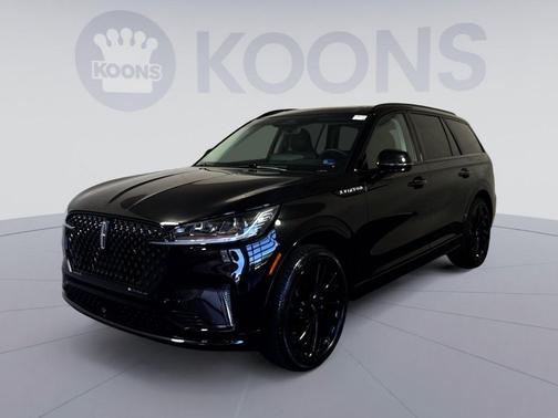 Infinite Black Metallic Clearcoat 2025 Lincoln Aviator Reserve AWD