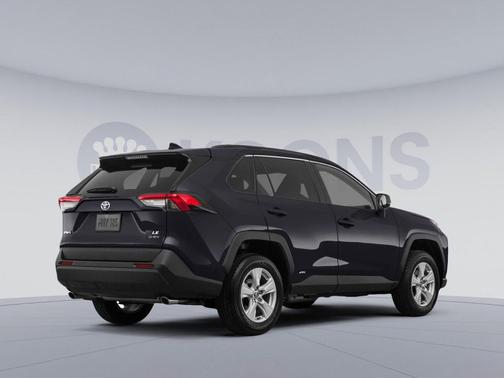 Midnight Black Metallic 2025 Toyota RAV4 Hybrid LE
