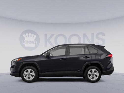 Midnight Black Metallic 2025 Toyota RAV4 Hybrid LE