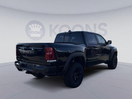 Diamond Black Crystal Pearlcoat 2026 RAM 1500 RHO Crew Cab 4x4 5'7' Box