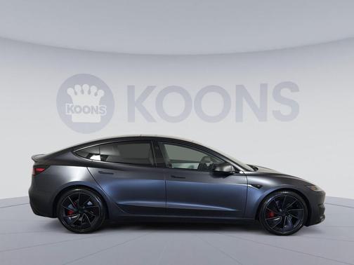 Stealth Grey 2025 Tesla Model 3 Performance
