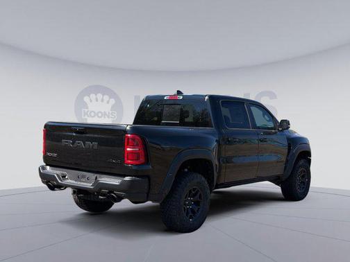 Diamond Black Crystal Pearlcoat 2026 RAM 1500 RHO Crew Cab 4x4 5'7' Box