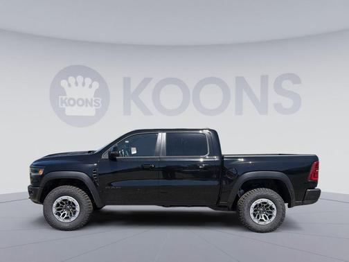 Diamond Black Crystal Pearlcoat 2026 RAM 1500 RHO Crew Cab 4x4 5'7' Box