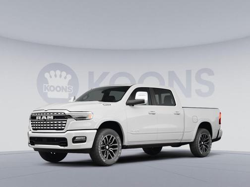Bright White Clearcoat 2026 RAM 1500 RHO Crew Cab 4x4 5'7' Box