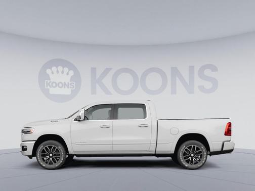 Bright White Clearcoat 2026 RAM 1500 RHO Crew Cab 4x4 5'7' Box