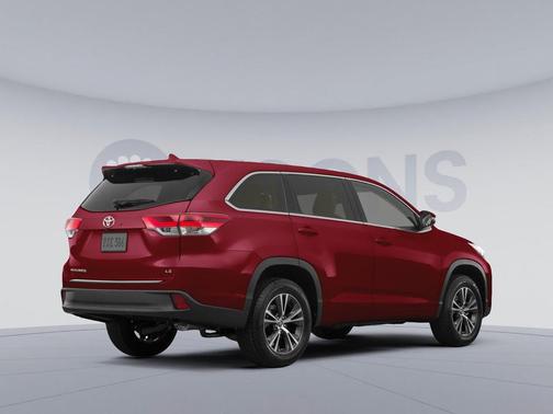 Red 2019 Toyota Highlander LE