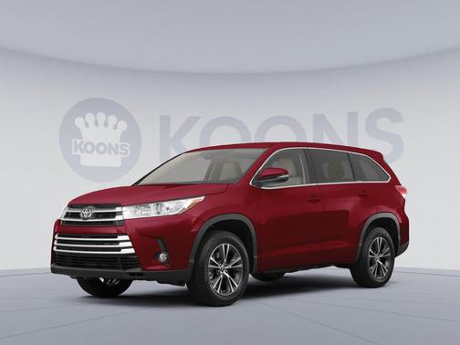 Red 2019 Toyota Highlander LE