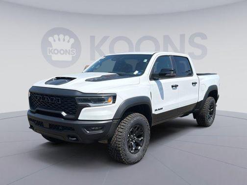 Bright White Clearcoat 2026 RAM 1500 RHO Crew Cab 4x4 5'7' Box
