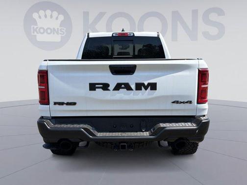 Bright White Clearcoat 2026 RAM 1500 RHO Crew Cab 4x4 5'7' Box