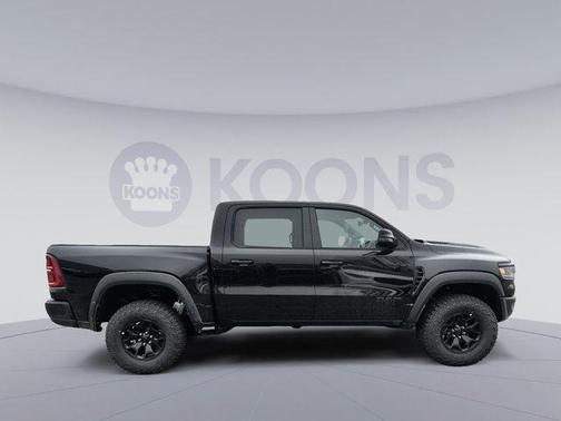 Diamond Black Crystal Pearlcoat 2026 RAM 1500 RHO Crew Cab 4x4 5'7' Box