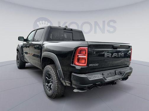 Diamond Black Crystal Pearlcoat 2026 RAM 1500 RHO Crew Cab 4x4 5'7' Box