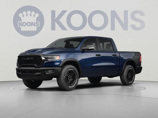 Forged Blue Metallic 2026 RAM 1500 RHO Crew Cab 4x4 5'7' Box