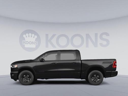 Diamond Black Crystal Pearlcoat 2026 RAM 1500 RHO Crew Cab 4x4 5'7' Box