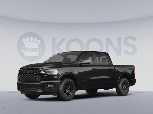 Diamond Black Crystal Pearlcoat 2026 RAM 1500 RHO Crew Cab 4x4 5'7' Box